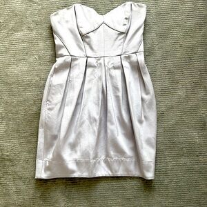 Shoshana Strapless lilac mini dress